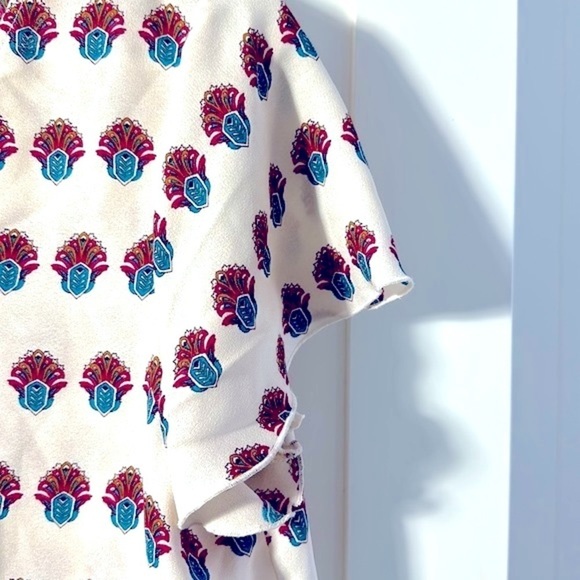 Women’s Show Me Your MuMu Oasis Lace-Up 100% Polyester Cropped Top Size Large - Picture 6 of 8